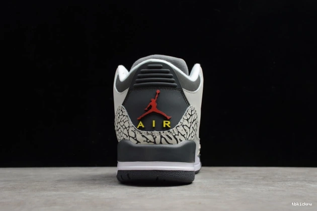 Cheap TBK 3 Cool Grey CT8532-012 Air Retro Jordan (2021) 0721